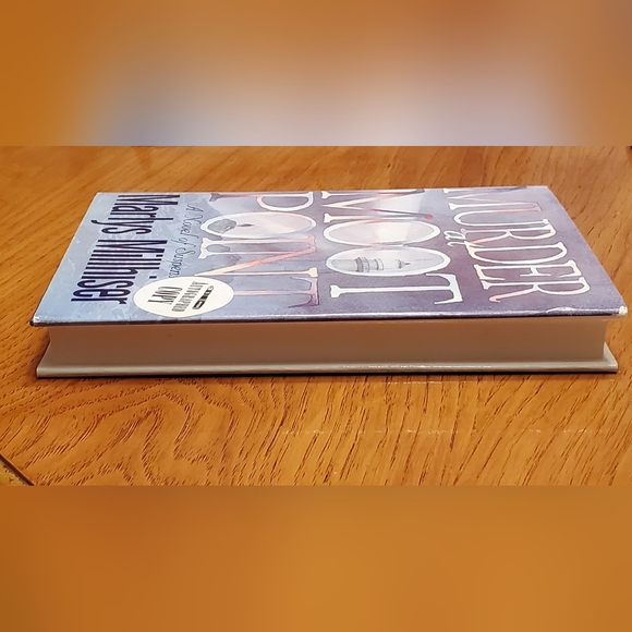 Autographed book by Author Marlys Millhiser, Murder at Moot Point. Hardback. - Picture 6 of 8